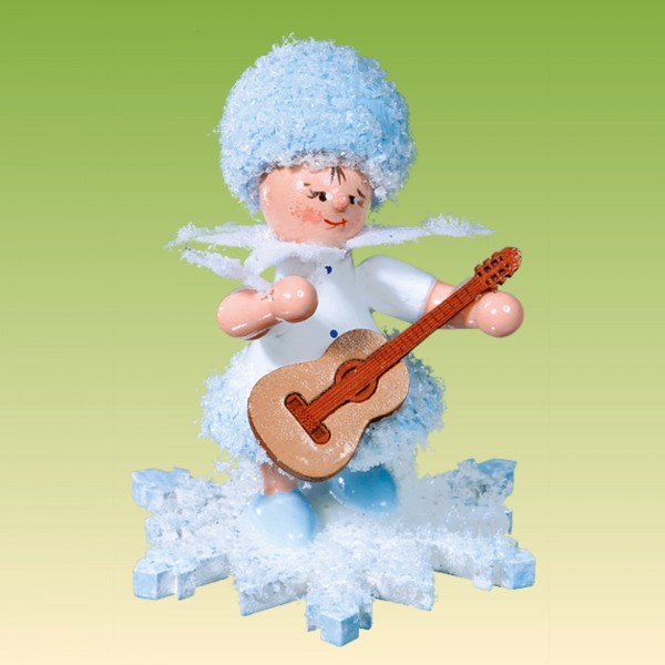 Schneeflöckchen mit Gitarre