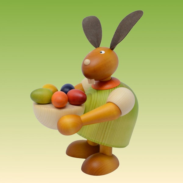 Hase mit Osternest