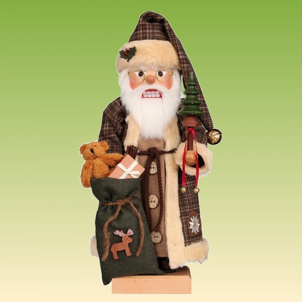 Nussknacker Weihnachtsmann braun