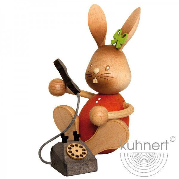 Hase Stupsi mit Telefon