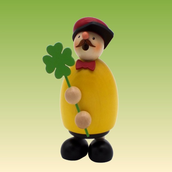 Räuchermann mit Kleeblatt