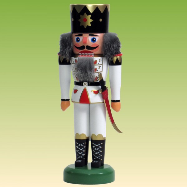 Nussknacker König weiss
