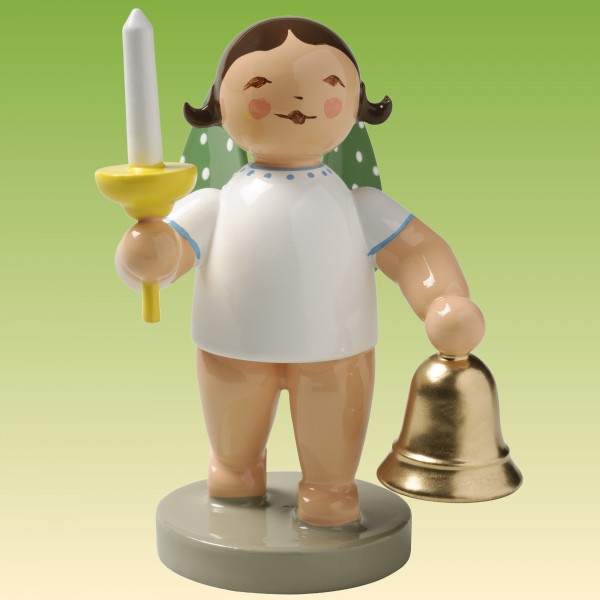 Engel mit Glocke und Kerze