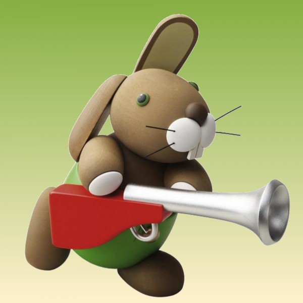 Hase "Hajo" mit Flinte