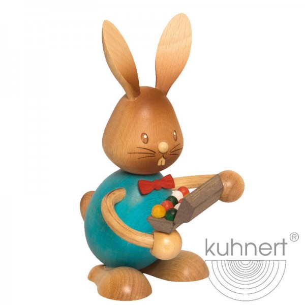 Hase Stupsi mit Eierschachtel