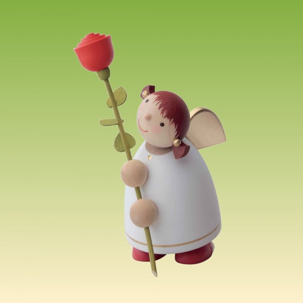 Schutzengel mit Rose